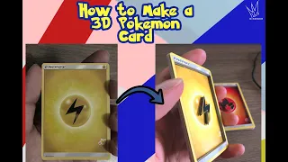 How to make 3D Pokémon cards || Amazingly easy and Fascinatingly beautiful
