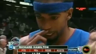 Richard Hamilton Staves Off Elimination vs. Nets (2004 Playoffs)