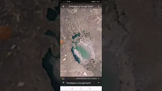 Timelapse of Aral sea to 1985-2020