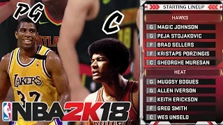 Tallest Players Vs Shortest Players At Every Position NBA 2K18