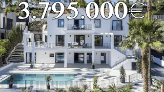 NEW! Lovely SEA Views Villa GLASS Garage【3.795.000€】Los Flamingos (Marbella)
