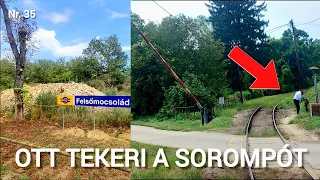 LEGROSSZABB állapotú mellékvonal ahol a JEGYVIZSGÁLÓ TEKERI A SOROMPÓT, 3 és fél óra MENETIDŐVEL!