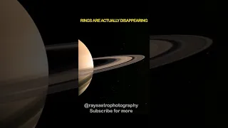 SATURN is LOSING its RINGS #shorts #saturn #rings