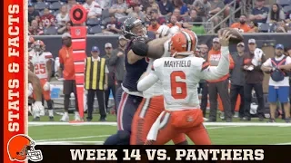 Stats & Facts: Week 14 vs. Panthers | Cleveland Browns