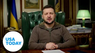 Zelenskyy calls for Russian to protest, face 'repressive machine' | USA TODAY