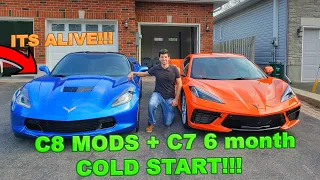 2020 C8 Corvette MODS incoming + 6 month C7 COLD START!!!