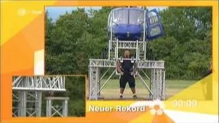 helicopter landing on a strongman