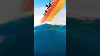 🌊🤯Massive Rogue Wave 🌊 Destroys Boaters__#shorts #boat