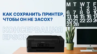 Как сохранить принтер, если не печатаешь? Консервация Epson L-серия (Фабрика Печати)