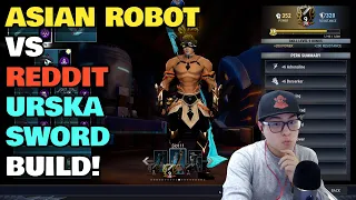 Dauntless - Asian Robot build vs Reddit - Bastion Urska Sword for End Game - Patch 1.11.5.