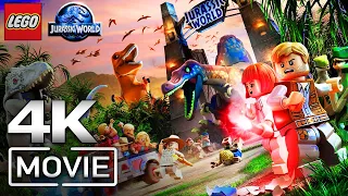 LEGO JURASSIC WORLD All Cutscenes (Game Movie) 4K 60FPS Ultra HD