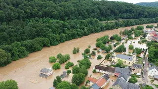 Jahrhundert Hochwasser im Sauertal 15-07-2021 #Born
