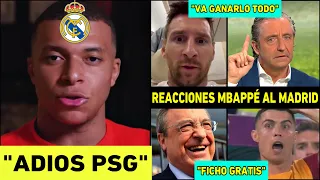 💥ASÍ REACCIONA EL MUNDO AL FICHAJE DE MBAPPÉ AL REAL MADRID HOY - MBAPPÉ ANUNCIA SU SALIDA DEL PSG