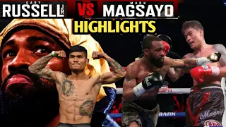 Magnifico Mark  Magsayo versus Gary Russell ( See The Best Highlights )