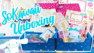 LET'S OPEN 2 SOKAWAII BOXES! Sanrio Cinnamoroll, Kirby, Anime, Plushies, Stationery and More! ♡