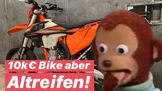 Geisteskrank teurer Supermoto Umbau-Teil 1