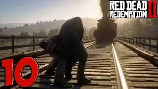 Red Dead Redemption 2. Прохождение. Часть 10 (Поезд и алкаш)