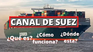 ¿What is the SUEZ CANAL like? | The Important SEA ROUTE that connects Europe with ASIA⚓⛴⚓