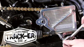 TrackerDie sprocket cover for chain Conversion - EP 3 Unnecessary sh#t for the Sporty