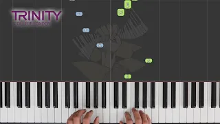 Echo Dance / TRINITY Piano Initial Grade 2021-2023 / Synthesia Piano tutorial