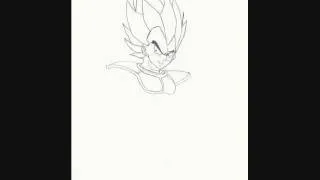 How to Draw Vegeta with Scouter