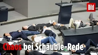 Klima-Aktivisten stürmen den Bundestag