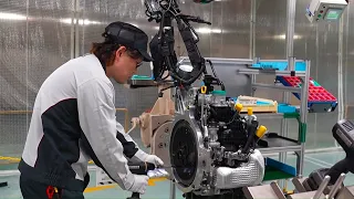 Mazda MX-30 e-Skyactiv R-EV Engine production at Ujina Plant, Hiroshima