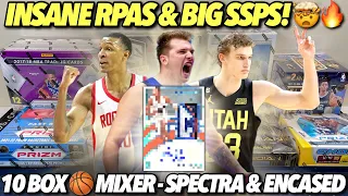 CRAZY RPAs & SSPs! 🤯🔥 10 Box Basketball Mixer - 22/23 Spectra FOTL, 18/19 Encased, & 17/18 Prizm