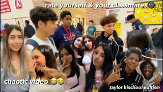 Rate yourself & Others (Highschool edition) 🤩