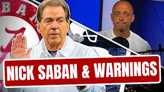 Josh Pate On Nick Saban "Warning" College Football (Late Kick Cut)