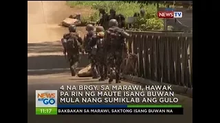 NTG: 4 na brgy. sa Marawi, hawak pa rin ng Maute isang buwan mula nang sumiklab ang gulo