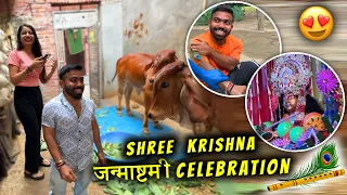 Shree Krishna Janmashtami Celebration 😍 | श्री कृष्ण जन्माष्टमी 2023 🦚 | Vibhu Varshney