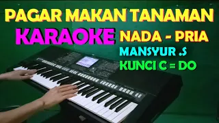 PAGAR MAKAN TANAMAN - KARAOKE NADA COWOK/PRIA