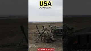 😲 120mm Mortars: USA vs Russia (Is this normal?) #Shorts