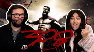 300 (2006) Wife's First Time Watching! Movie Reaction!