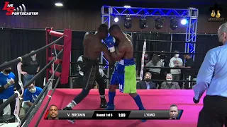 Eskridge Enterprises Championship Series Pro Boxing 2-20-2021 Fight 13: Fabian Lyimo vs Vernon Brown