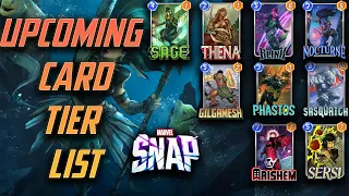 NEW UPCOMING CARDS REVIEW +TIER LIST - Marvel Snap