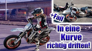 Ich lerne ''Kurven andriften'' ! 😱 + FAIL