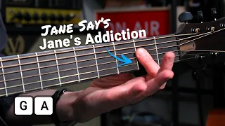 Jane Says by Jane's Addiction - Awesome 2 chord song for guitar!