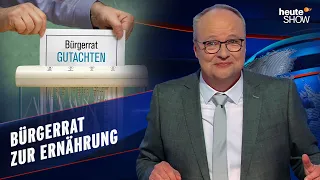 Entscheiden bald 160 zufällig ausgewählte Deutsche, was wir essen? | heute-show vom 13.10.2023