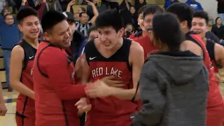 Red Lake's Kingbird Jr. Hits Buzzer-Beating Floater to Get Past Deer River