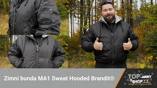 Winter jacket MA1 Sweat Hooded Brandit® Good old classic! Rigad