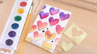 Easy DIY Valentine's Day Card Made with Minimal Supplies