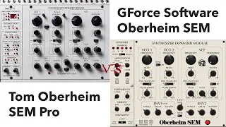 GForce Software Oberheim SEM vs SEM Pro