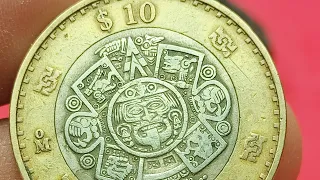 puede estar en tu cambio vale más de $12 mil pesos.(old coins)