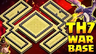 TH7 Anti Dragon War Base | ANTI DRAGON/GAINTS/HOGS | Clash of Clans