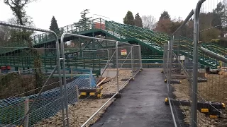 New Railway Footbridge Replaces Level Crossing In Tovil