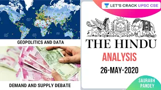 26-May-2020 | The Hindu Newspaper Analysis | Current Affairs for UPSC CSE/IAS | Saurabh Pandey