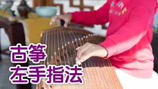 如何掌握古筝左手指法？|古筝教学Guzheng Lesson: Basic Left Hand Plucking Skills