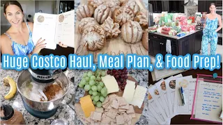 Huge Costco Grocery Haul With Prices, Meal Plan, & Food Prep! Fun New Fall Stuff To Share & Eat!